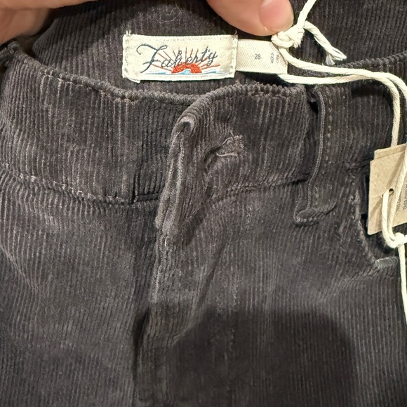 New Faherty Womens Softstretch Corduroy Flare Pants Sz 27 28 Fall Capsule Staple - Picture 8 of 12